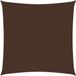vidaXL Zonnescherm rechthoekig 2,5x3 m Oxford stof bruin