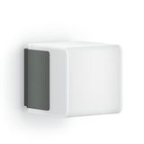 Steinel L 835 MC antraciet, applique murale LED pour extérieur, sans détecteur, connectable via application Bluetooth, 9,1 W, blanc chaud