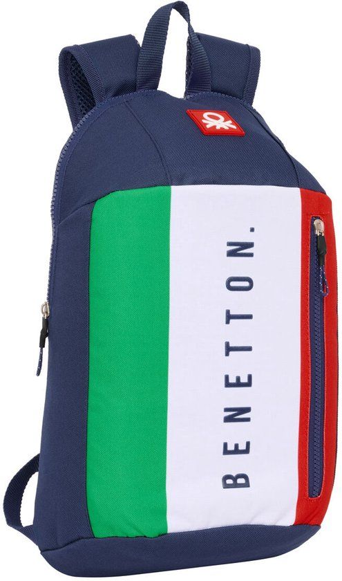 Safta Benetton Flag Mini Rugzak Blauw Kinderen