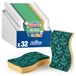 SPONTEX Re-Belle Sponzen - 32 Schuursponzen (16x2) - 100% Gerecyclede Vezels