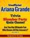 Ty Unofficial Ariana Grande Trivia Slumber Party Quiz Game Volume 2