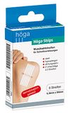 Höga Strips wondnaadstrips, 6,4 x 80 mm, 2 enveloppen à 3 strepen, steriel, hypoallergeen, ademend, wondnaadstrips voor snijwonden