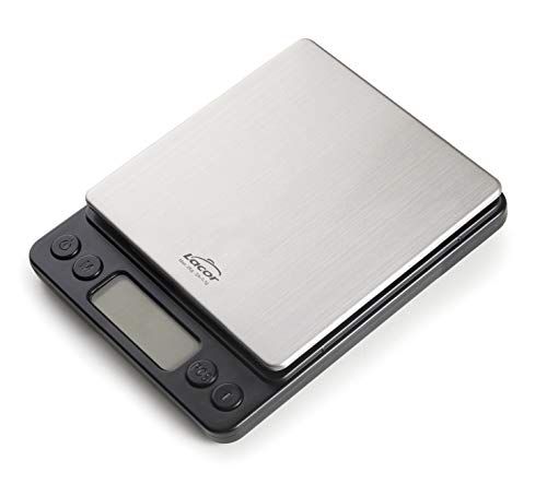 Lacor 61711 precisieweegschaal roestvrij staal 18/10, 12'7x10'6x1'7 cm