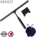Aquafy Raamwisser Zwart - Douchetrekker - RVS - 25cm - Modern