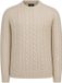 NZA New Zealand Auckland Pull Col Rond 26hn455 1153 Tan Sand Hommes Taille - XL