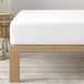 Degrees home Collection Hoeslaken, 105 x 190 x 33 cm, microvezel, polyester, geborsteld, wit