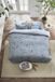 Pip Studio Bamboo Blossom dekbedovertrek - Lits-Jumeaux XL - 260 x 200/220 cm - Licht blauw