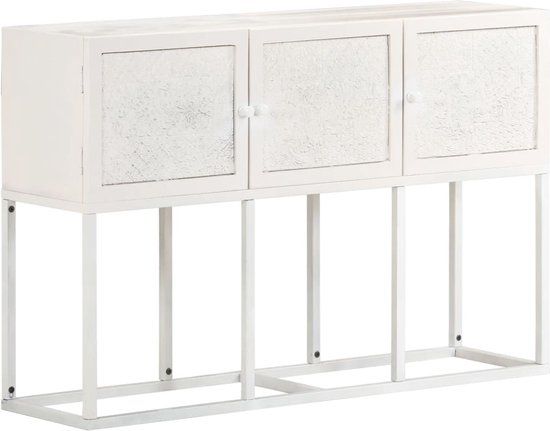 vidaXL Dressoir - Massief Mangohout - 115x30x76 cm