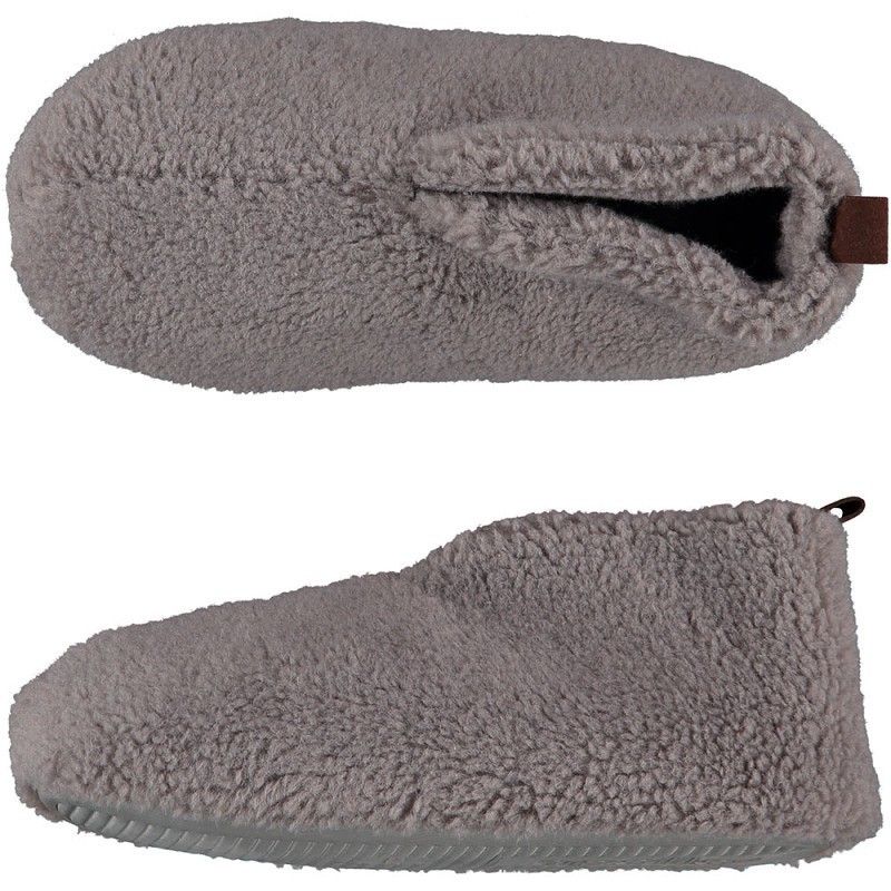 apollo Sloffen dames teddy grijs 39/40 1 paar