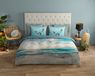 Good Morning dekbedovertrek strand/ zee - Lits jumeaux 240x200/220 cm - Aqua - 100% Katoen renforcé