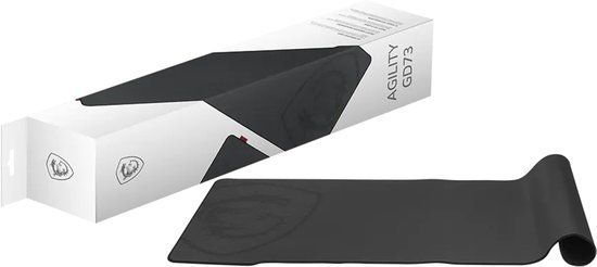 MSI AGILITY GD23 Gaming Muismat Zwart Rubber