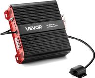 VEVOR Monoblock Auto-Versterker 3000 W Rms Max 1/2/4 Ohm, Audioversterker (Klasse D / 1-Kanaals) met Afstandsbediening voor Subwooferniveau, Laagdoorlaatfilter, Basversterking en Volumeregeling