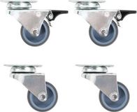 vidaXL Zwenkwielen Dubbel - 50 mm - 24 stuks