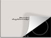 Merkloos KitchenYeah® Inductie beschermer 57.6x51.6 cm - Quotes - Koken is niet moeilijk - Spreuken - Humor - Inductie kookplaat accessoire - Multicolor