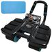 Omgoods - Roue d'exercice Ab Roller avec tapis de genou et supports de coude