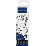 FABER-CASTELL - Inktstiften Manga-set, 4 stuks