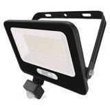 EMOS - LED aluminium spot GLARO 50 W met sensor - IP54 waterdicht