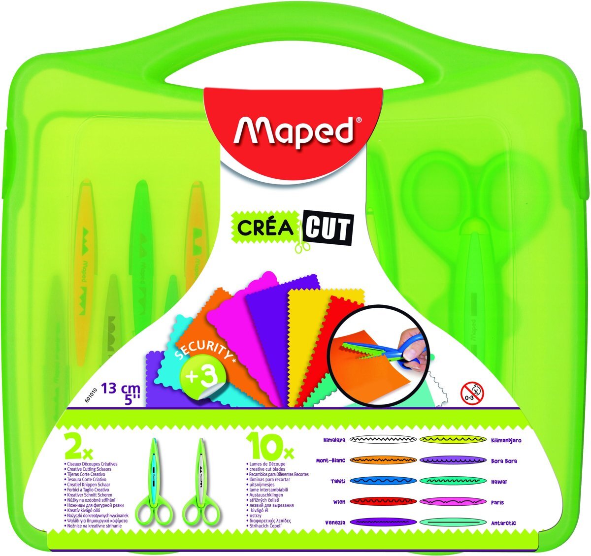 Maped Office Hobbyschaar x 2 + 10 sets bladen - in een koffertje