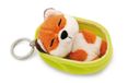 NICI - Sleutelhanger Sleeping Pets vos 8cm mand groen