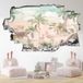 Jungle Stickers Trompe L'Oeil Trou Dans Le Mur - 80 x 128 cm