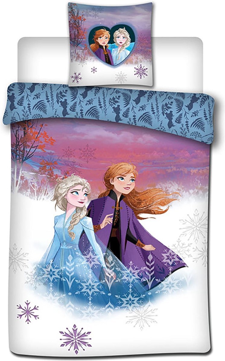 Disney Frozen 2 - Dekbedovertrek - Eenpersoons - 140 x 200 cm - Polyester