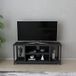 Hanah Home Industriële tv-standaard, 120 cm, zwart en antraciet