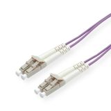 ROLINE Glasvezelkabel 50/125µm OM4, LC/LC, violet, 7 m