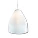 Theluz 357/30B Plafondlamp Wit Glas E27 LED 20W