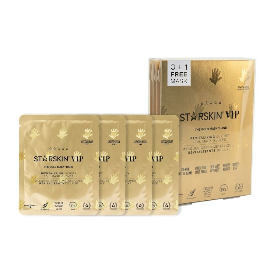 STARSKIN ® VIP The Gold Mask Hand 3+1 pack Hydraterend masker