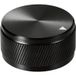 TRU COMPONENTS TC-11654300 Bouton rotatif Avec marquage de bouton Noir (Ø x h) 34 mm x 17 mm Aluminium 1 pièce(s)