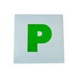 AA Plaques magnétiques P pour chauffeurs récemment qualifiés - AA0347 - Un Paire Universel Ajustement Facile, vert