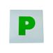 AA Plaques magnétiques P pour chauffeurs récemment qualifiés - AA0347 - Un Paire Universel Ajustement Facile, vert