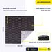 NOMAD® Fornax Deken XL | Zwart | 200x200 cm
