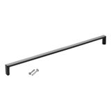 SOTECH 133534 knop & greep voor kasten - Zwart, Aluminium, 12 mm breed, 27 mm hoog