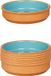 La Dehesa - Tapas / Creme brulee schaaltjes - 8 stuks - terracotta/blauw - 16 x 4 cm