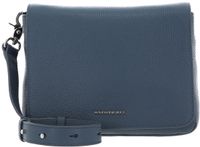 Mandarina Duck Mellow Leather Crossbodytas Dames Leer Iron Petrol
