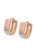 Gaya Earrings Rose Gold Koper Gepolijst 1.20 cm