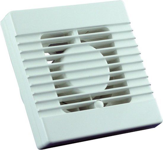 Nedco Badkamertoiletventilator EF-100T - 156 mm - Ø 100 mm - Wit