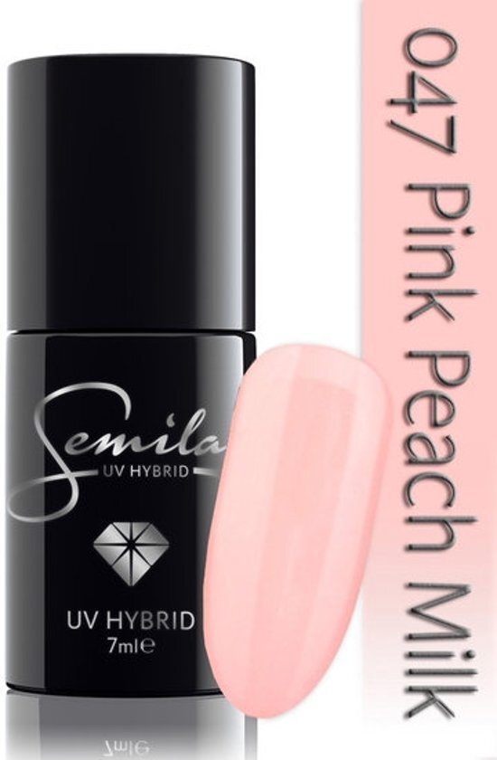 SEMILAC 047 UV Hybrid Pink Peach Milk 7 ml