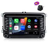 VW Golf 5, 6, Passat, Touran, Polo autoradio avec GPS-navigation, 6+128Go, Carplay, Android 14, 4G, Bluetooth, processeur 8 cœurs