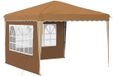 vidaXL Pop-up Feesttent Beige Oxford Stof 288 x 288 x 245 cm