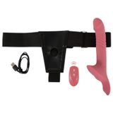 You2Toys - ensemble de gode ceinture vibrant (rouge)