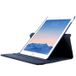 Apple Housse iPad Pro 12.9 2017 Rotatif Polyvalent avec Sangle Élastique - Bleu Foncé