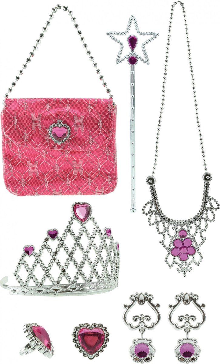 Toi Toys Prinsessenset Accessoires 8-delig - Roze