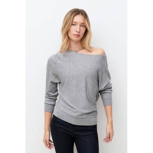 Caroll pullover met wol grijs