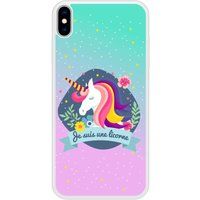 Siliconen hoesje compatibel met iPhone XS Max. Ik ben een eenhoorn