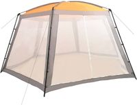 vidaXL Zwembadtent 660x580x250 cm stof grijs