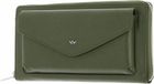 Golden Head Leren portemonnee Valencia RFID Protect RV-Damenbörse 2830 Fango olijfgroen