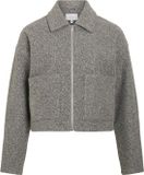 Vila Jas Vijadas Zipper Jacket - Noos 14118594 Medium Grey Melange Dames Maat - 34