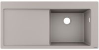 Hansgrohe S514-F450 Inbouwspoelbak Graniet Betongrijs